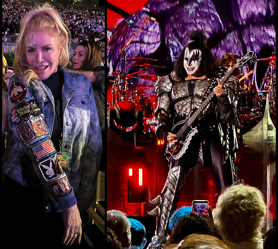 Rocking Denim: Stitched Denim's Custom Creation Shines at KISS' Final LA Concert