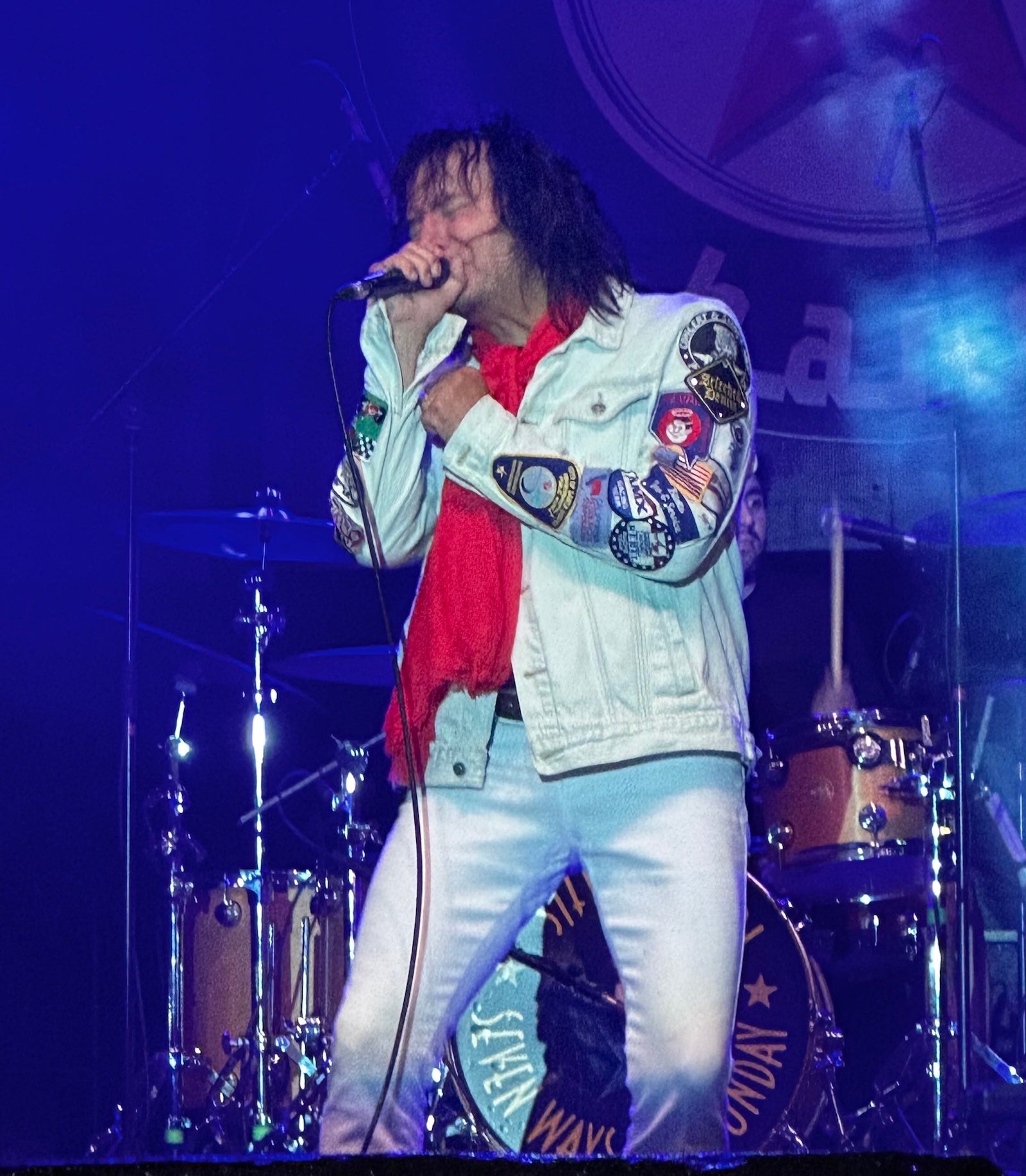 Steve Augeri Rocks the Stage in a Custom Stitched Denim Jacket